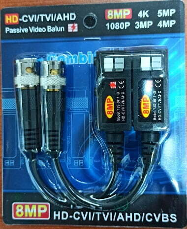 CCTV Cable Video Balun 8MP CAT5 CAT6 Data Transmitter Save Cost Stay Competitive Reliable Quality Sim Lim Square CCTV Shop 02-81 7 days a week operation