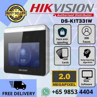 Door Access Hikvision DS-K1T331W Mini Portable High Accuracy Trace Together Contactless Solution Access Control Time Attendance