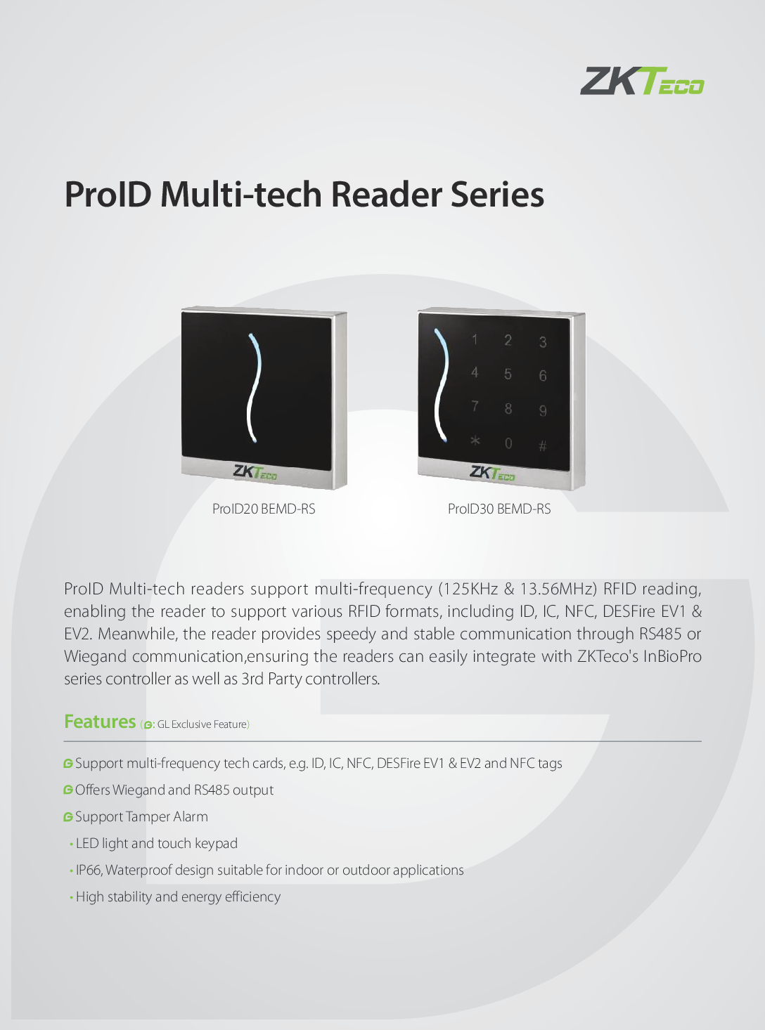 ZKTECO ProID ProID20 BEMD-RS Multi-tech Reader Barrier Gate APP smart control Car Park Management Software Attendance Singapore 8 ZKTECO ProID ProID20 BEMD-RS Multi-tech Reader Barrier Gate APP smart control Car Park Management Software Attendance Singapore - Image 8