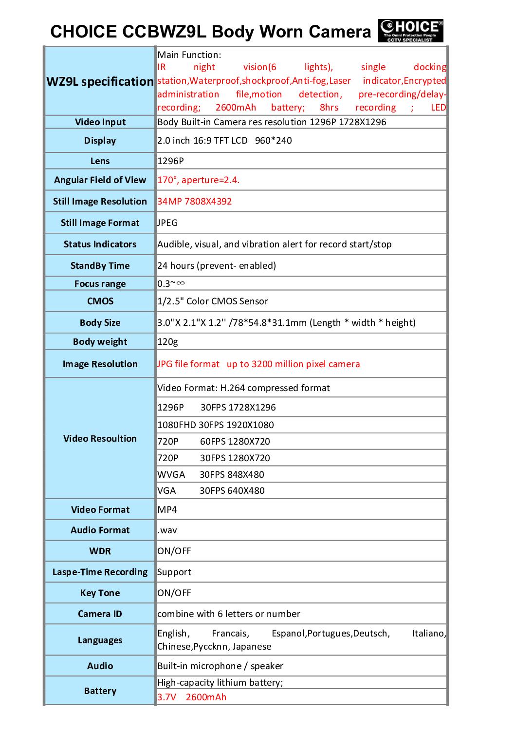 Body Worn Camera CCBW9LSD Police Body Worn Cameras Security Officer Patrol Camera Public Harassment Video Evidence Mobile Camera 10 Body Worn Camera CCBW9LSD Police Body Worn Cameras Security Officer Patrol Camera Public Harassment Video Evidence Mobile Camera - Image 10