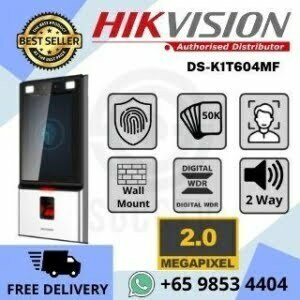 Face Recognition Hikvision DS-K1T604MF Facial Recognition Terminal Access Control Time Attendance Contactless Reader Office Shop Store Door Access Lock