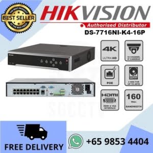 Hikvision DS-7716NI-K4-16P Network Video Recorder 16 Channel CCTV NVR CCTV Camera Repair and Service SGCCTV Choicecycle CCTV Sim Lim Square #02-81