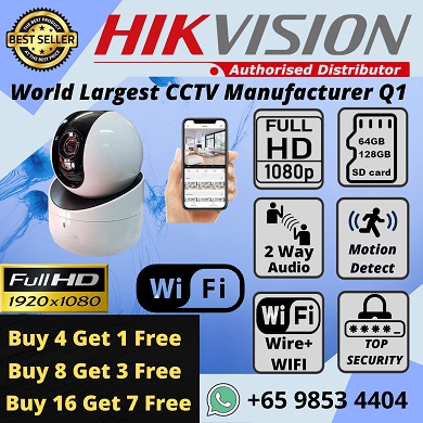 IP CAMERA Hikvision Q1 Hik-Connect iVMS4500 WIFI Camera Pan Tilt 360 Wireless CCTV Camera SD Card Storage Full HD 1080P