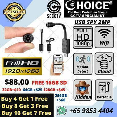 USB SPY IP Camera USBSPY2MP 2MP 1080P Full HD Wireless Spy Camera Portable Security Alarm Realtime Surveillance Hidden Home Fire Theft Camcorder