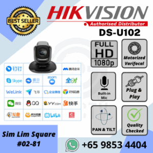 Auto Follow Zoom Microphone Live Stream Camera Hikvision DS-U102 Great for Schools Educators Proposal & Presentation live stream with All Meeting Platform