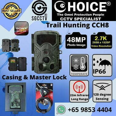Trail Camera Trap CCH8 Conservation Research Nation Park Wildlife Hunting Trail Camera Motion Activated IP66 Waterproof Outdoor Infrared Night Vision Hunting Scouting Camera