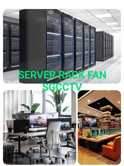 Server Rack Fan Reduce Heat Protect Server CCTV DVR NVR Cabinet Exhaust Fan Cabinet Cooling Fan Network Switch Durable Fans price list cabinet fans for sale
