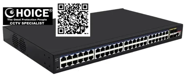 16 Ports Gigabit PoE Switch UTP7516GE-POE-4GF Managed Ethernet CCTV Camera Video Intercom Face Biometric Door Access Control Network Segmentation