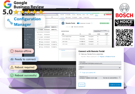 BOSCH Security System PASSWORD RESET Configuration Manager Software Bosch Project Assistant Mobile App DIVAR IP NVR Password Reset