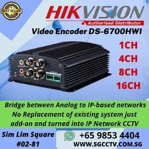 Hikvision Video Encoder DS-6700HWI Bridge between Analog to IP-based networks No Replacement of existing system just add-on and turned into IP Network CCTV 1 Hikvision Video Encoder DS-6700HWI Bridge between Analog to IP-based networks No Replacement of existing system just add-on and turned into IP Network CCTV