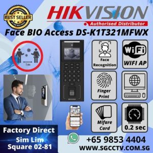 HIKVISION Facial Recognition DS-K1T321MFWX Most Economy Face Access Fingerprint RFID Password WIFI AP Mode PC Web Mobile APP Cheap Low Cost Time Attendance