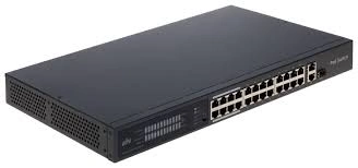 UNV SWITCH GIGABIT 24-PORTS NSW2020-24T1GT1GC PoE Managed Switch Layer 2 Layer 3 Redundancy Rack-Mountable Power Distribution