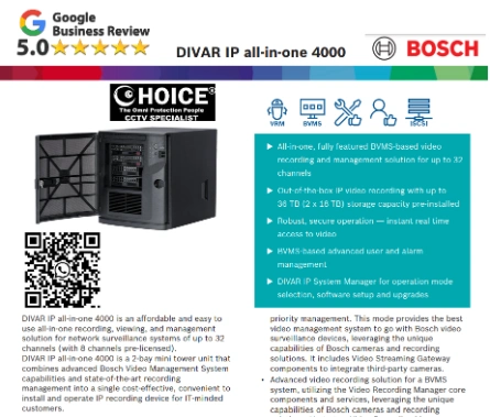 BOSCH NVR 32CH DIVAR BVMS DIP-4424IG-2HD Network Video Recorder Bosch Security System Bosch CCTV Camera NVR Repair Replace