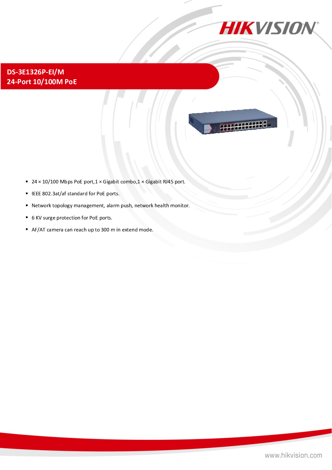 HIKVISION SWITCH POE 24-Port DS-3E1326P-EI 300meter PoE Transmission CCTV CAMERA SWITCH SINGAPORE POE Switch Repair Replace 8 HIKVISION SWITCH POE 24-Port DS-3E1326P-EI 300meter PoE Transmission CCTV CAMERA SWITCH SINGAPORE POE Switch Repair Replace - Image 8