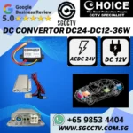 24v to 12v DC CONVERTER Singapore Security System Installation Service CCTV Camera Singapore Hikvision Security Camera Dahua Facial