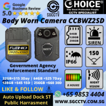 Body Worn Camera CCBWZ2SD Police Body Worn Cheapest Top 10 Best Body Cameras Comparison Rental For Sales Repair BWC Camera CCTV Singapore CCTV Camera Singapore