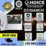 CCTV Power Supply Box Surge Protected DC Adjustable Power Distribution Box 4 channel 16 channel CC12V10A9 CCTV Singapore Security System SGCCTV DVR NVR Repair