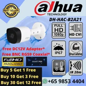 DAHUA CCTV Camera DH HAC B2A21P CCTV Singapore CCTV Camera Singapore