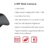 HIKVISION USB Webcam DS-U12 Full-HD Zoom Skype Google Meet Duo ONLINE Microsoft Teams Cisco Webex FaceTime Professional Conference Live Webinar Business