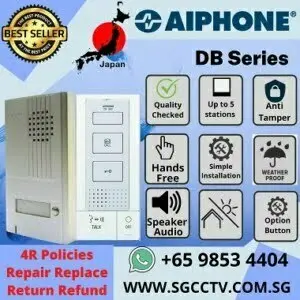 Video Intercom AIPHONE DBseries Singapore Video Intercom Home Office Shop House Ware House School Condo Apartment Intercom Repair Replace Upgrade Service CCTV Singapore CCTV Camera Singapore