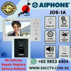 Video Intercom AIPHONE JO DA JO 1MD Singapore Intercom Home Office Shop House Ware House School Condo Apartment Intercom Repair Replace Upgrade Service CCTV Singapore CCTV Camera Singapore