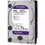 WESTERN DIGITAL SURVEILLANCE WD40PURZ HARD DISK 4TB PURPLE Long Storage 3 months Low Power Consumption 4.6W Longer Lifespan for Security System CCTV Storage