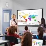 Interactive Whiteboard Hikvision DS-D5A75RB-A Smart Class Interactive Digital Board Advantages of Whiteboard for Classroom Online benefits for students  75-inch 4K Interactive Display