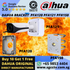 DAHUA CCTV CAMERA BRACKET DH-PFA150 DH-PFA120 DH-PFA121 Security System Supplier CAMERA SINGAPORE Ceiling Pole Bracket