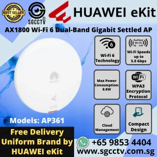 Huawei Indoor Settled Access Point AP371 BE3600 Wi-Fi 7 dual-band 2.5GE Singapore Access Point Repair & Replace NEW 4 Huawei Indoor Settled Access Point AP361 AX1800 Wi-Fi 6 Dual-Band Gigabit Singapore Access Point Repair & Replace NEW