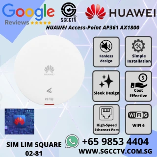 HUAWEI Access Point AP361 AX1800 Wi-Fi 6 Dual-Band Gigabit Singapore Access Point Repair & Replace High Speed Internet Router Wireless