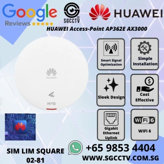 HUAWEI Access Point AP362E AX3000 Wi-Fi 6 Dual-band Gigabit Singapore Access Point Repair & Replace High Speed Internet Router Wireless