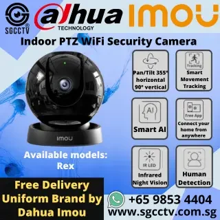 IMOU DAHUA WiFi REX CCTV Camera for Business CCTV Office Camera Price CCTV Security Cameras Singapore Wireless Home Camera