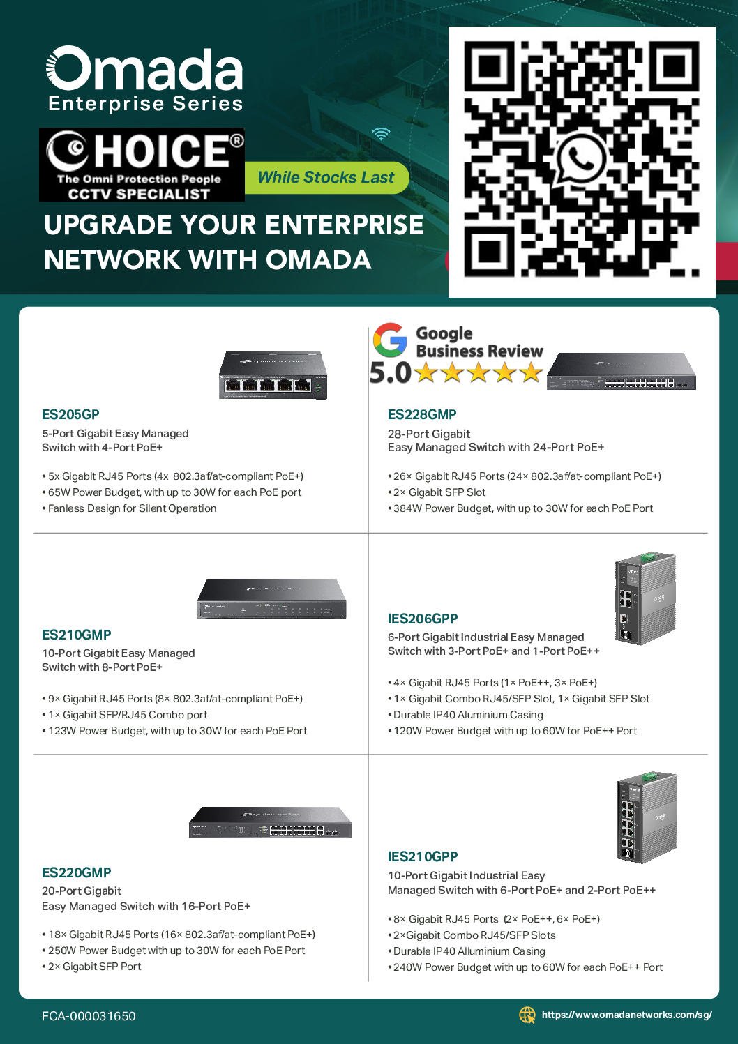 TP-Link 24-Port PoE Switch ES228GMP GIGABIT SFP 250W PoE Auto Recovery 250m Centralized Cloud Management Repair Replace Singapore HZ 16 TP-Link 24-Port PoE Switch ES228GMP GIGABIT SFP 250W PoE Auto Recovery 250m Centralized Cloud Management Repair Replace Singapore HZ - Image 16