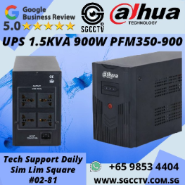 DAHUA UPS Backup Power PFM350-900 1500VA 900W Line-interactive UPS 12V 9Ah x2 Battery Power Protection CCTV Camera Security System