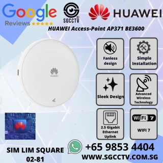 HUAWEI Access Point AP371 BE3600 Wi-Fi 7 dual-band 2.5GE SINGAPORE Access Point Repair & Replace High Speed Router Wireless NEW HZ