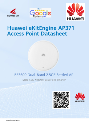 HUAWEI Router AP371 BE3600 Wi-Fi 7 dual-band 2.5GE Gigabit POE 3 Year Warranty Fast Speed BEST WIFI SINGAPORE Router Repair NEW