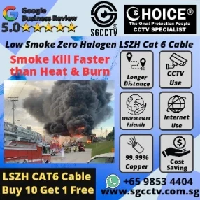 Low Smoke Zero Halogen (LSZH) CAT6A CCTV Cable Cat6A LSZH Flame-retardant Halogen-free Network Cable POE Switch Server Rack
