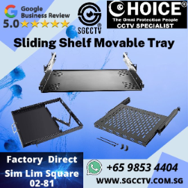 Movable Sliding Server Rack Tray Fire-rated server racks Mesilix Wall Mount Rack Standing Rack Server Singapore Sliding Shelf PDU6 PDU12