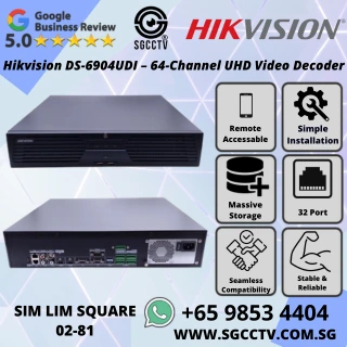 HIKVISION DS-9632NI-M8 32-ch 8K NVR RAID 0 1 5 6 10 8-SATA 16TB 2-HDMI 2-VGA 8K Dual 4K Video CCTV Camera Singapore Repair