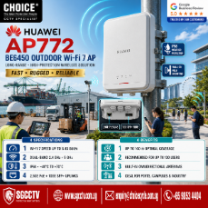 HUAWEI AP772 BE6450 GIGABIT Long-Range Outdoor Wi-Fi Outdoor AP High-Protection WIRELESS SOLUTION SGCCTV CHOICECYCLE 1 HUAWEI AP772 BE6450 GIGABIT Long-Range Outdoor Wi-Fi Outdoor AP High-Protection WIRELESS SOLUTION SGCCTV CHOICECYCLE