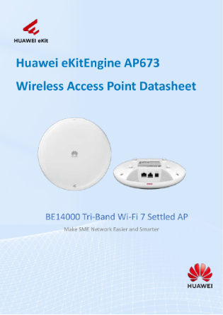 HUAWEI BE14000 Wi-Fi 7 Tri-Band 5GE Settled AP DB 1 HUAWEI BE14000 Wi-Fi 7 Tri-Band 5GE Settled AP NEW