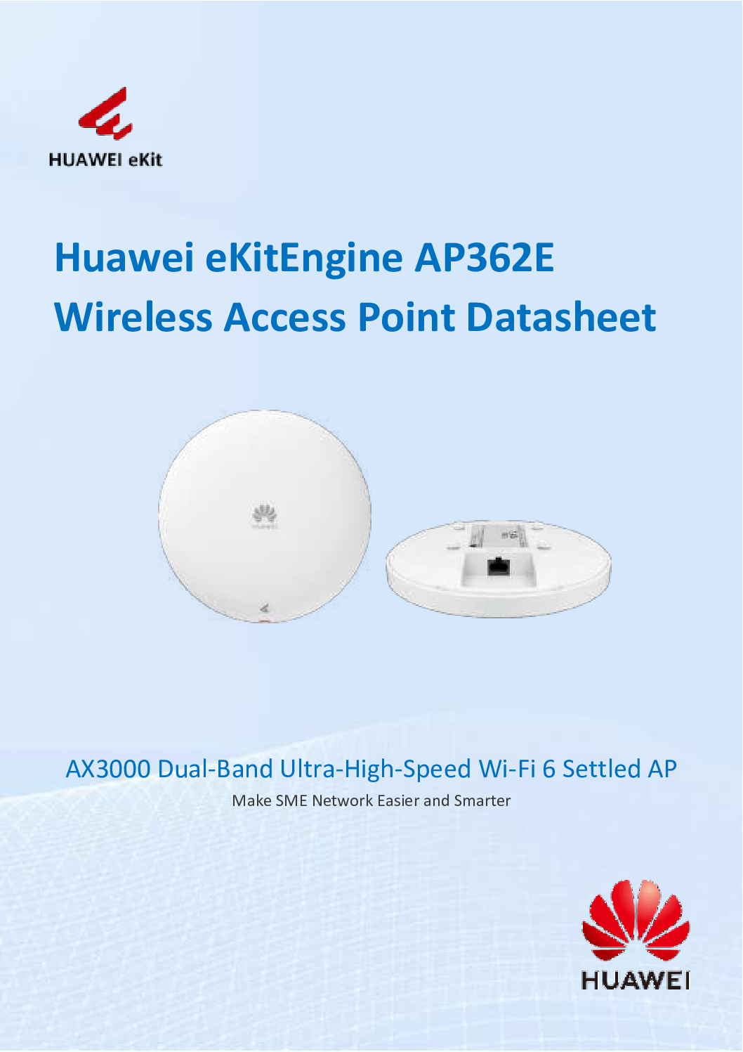 HUAWEI AX3000 Wi-Fi 6 Dual-band Gigabit Settled AP AP362E 802.11ax Wireless AP High-speed Wi-Fi 6 AP Wireless access point SGCCTV 2 HUAWEI AX3000 Wi-Fi 6 Dual-band Gigabit Settled AP AP362E 802.11ax Wireless AP High-speed Wi-Fi 6 AP Wireless access point SGCCTV - Image 2