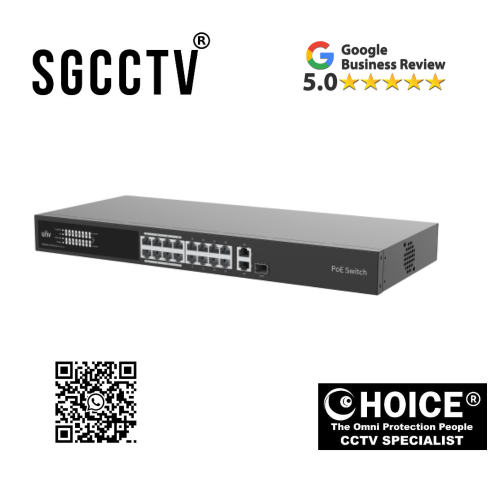 UNV UNIVIEW NSW3000-16T1GT1GC-LPOE-IN Cloud Management Switch Supports the extend mode for up to 250m communication range NEW
