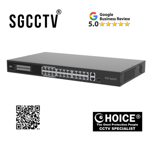 UNV UNIVIEW NSW3000-24T1GT1GC-LPOE-IN 26-PORT POE SWITCH Cloud Management Switch Supports unified configuration, management NEW