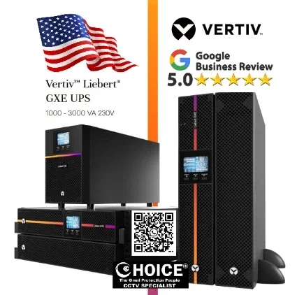 UPS LIEBERT VERTIV GXT5-6000IRT5UXLN 6KVA ONLINE Uninterruptible Power Supply Singapore Backup Power Maintenance UPS BATTERY