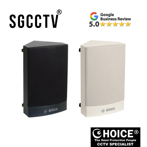 Bosch LB1‑CW06‑x Corner Cabinet Loudspeakers Good speech intelligibility and background music reproduction Special shape mounting at corner NEW DB 1 Bosch LB1‑CW06‑x Corner Cabinet Loudspeakers Good speech intelligibility and background music reproduction Special shape mounting at corner NEW