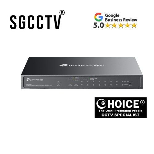 Tp-Link Omada IES210GMP 10 Port Gigabit Easy Managed Switch with 8-Port PoE+ 9× Gigabit RJ45 Ports 1× Gigabit SFP/RJ45 Combo port DB 2 Tp-Link Omada IES210GMP 10 Port Gigabit Easy Managed Switch with 8-Port PoE+ 9× Gigabit RJ45 Ports 1× Gigabit SFP/RJ45 Combo port