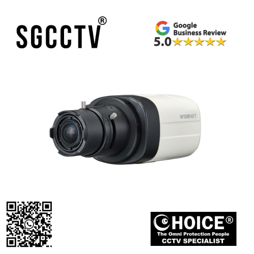 hanwha wisenet HCB-7000A 4MP Box Camera QHD (2560 x 1440, 30fps) resolution Day & Night (ICR), DWDR, Motion detection Transmission