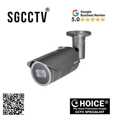 Hanwha Wisenet HCO-7070RA QHD (2560 x 1440, 30fps) resolution 3.2 ~ 10mm (3.1x) varifocal lens Easy installation (Plug & play), Dual power