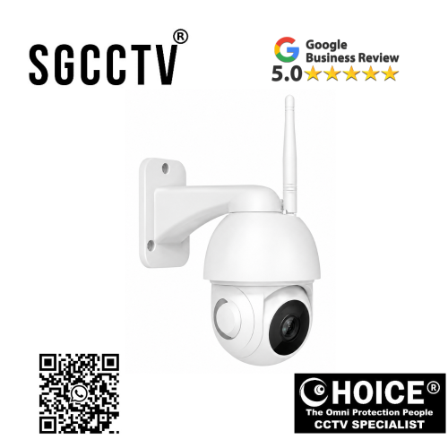 KOCOM WiFi Outdoor Waterproof PTZ KC-G1 PTZ Control 360 Two-Way audio Motion Detection Alarm Push Night Vision Support Max 128GB SD NEW